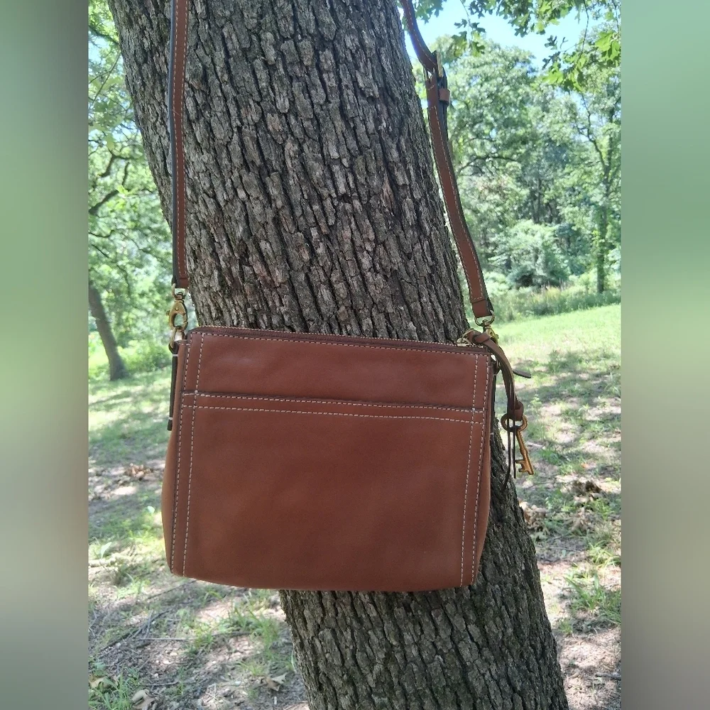 Fossil Brown Crossbody Bag